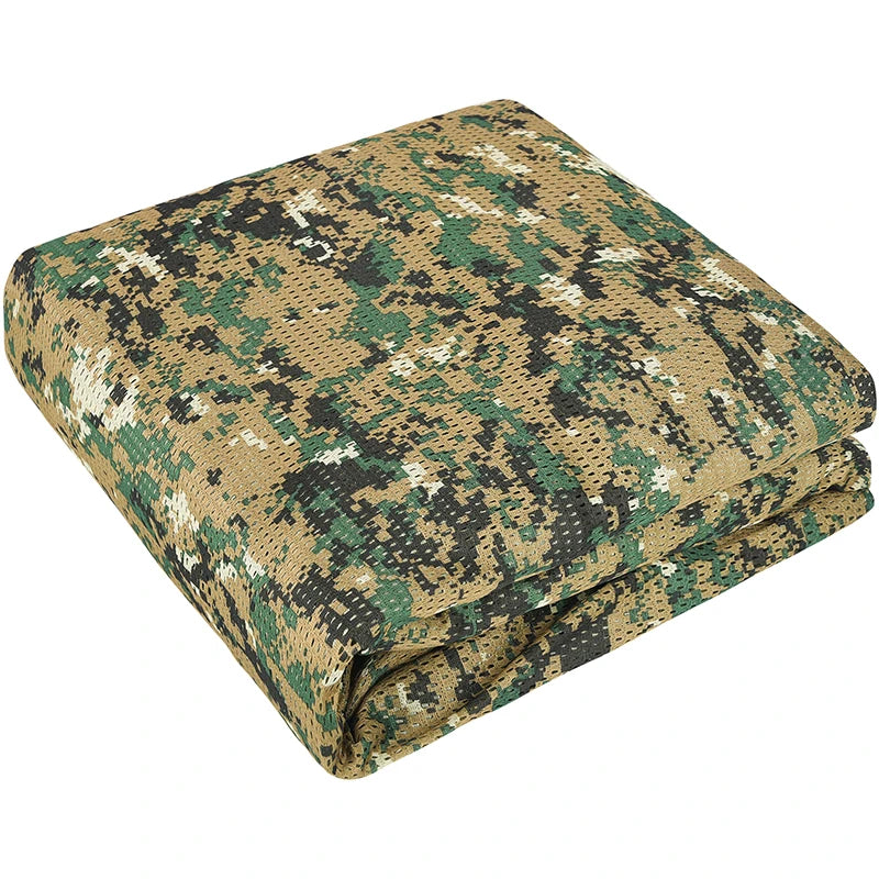 Camo Netting For Hunt Large W 4.5m Blinds Deer Duck See Through Fence Camouflage Nets Mosquito Home Decoration Camping Sun Shade