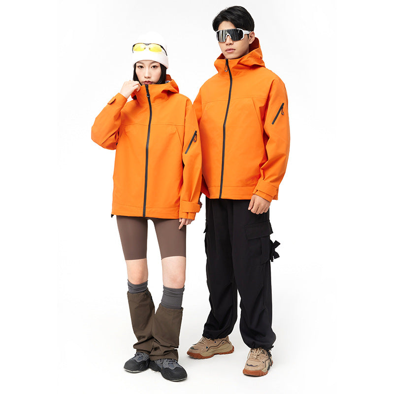 Mountain Hard Shell Jacket Windproof Waterproof Breathable Mountaineering Outdoor