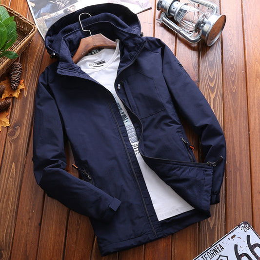 Men's Outdoor Mountaineering Jacket Warm Velvet Winter Casual Coat