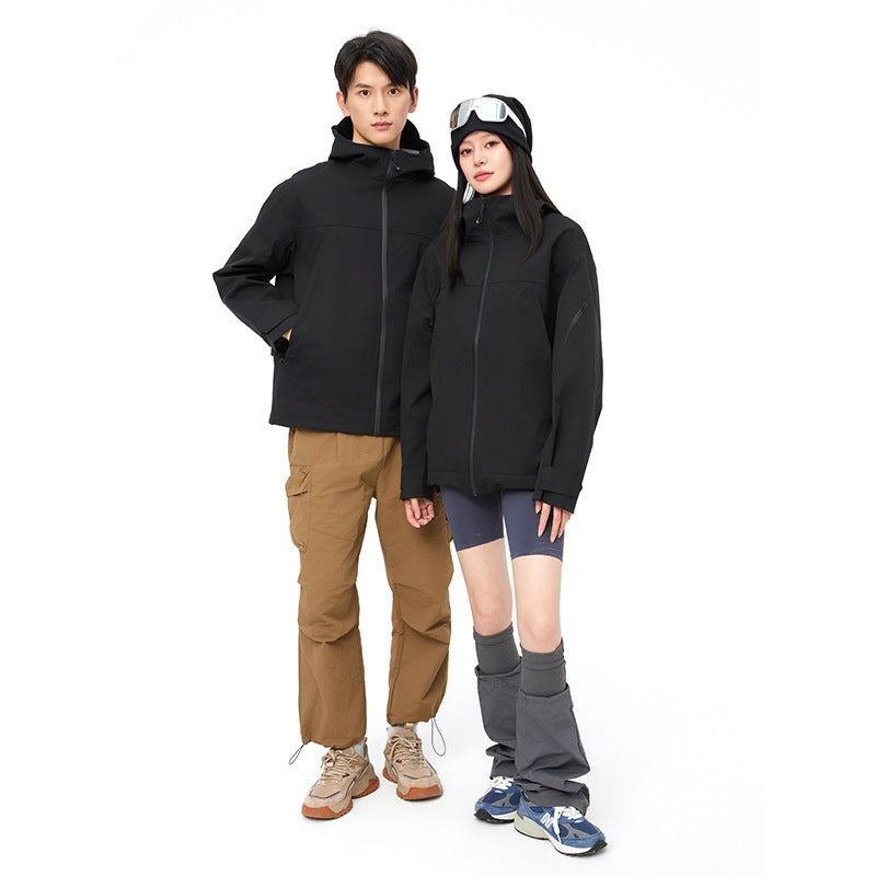 Mountain Hard Shell Jacket Windproof Waterproof Breathable Mountaineering Outdoor