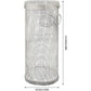 Rolling BBQ Grilling Basket Metal Portable Barbecue Cooking Rack