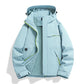 Spring Autumn Single Layer Shell Jacket Windproof Waterproof Outdoor
