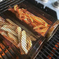 Rolling BBQ Grilling Basket Metal Portable Barbecue Cooking Rack