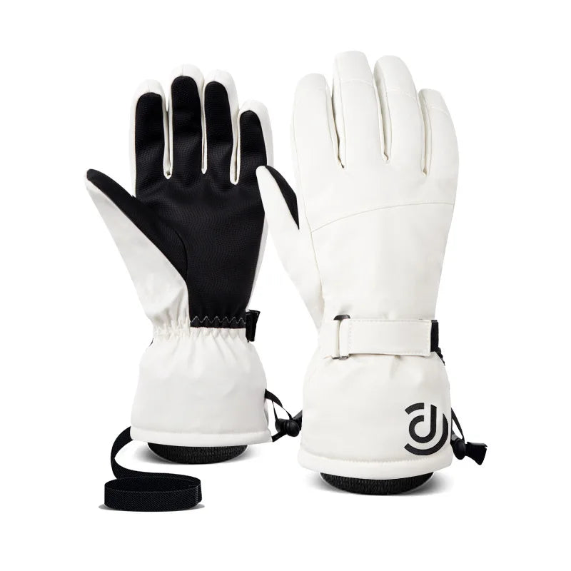 Men's Winter Warm Ski Gloves  Touch-Screen Skiing Gloves