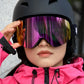 KAROS Magnetic Double Layer Anti-Fog Ski Goggles Windproof UV400 Snowboard Goggles for Winter Sports Unisex