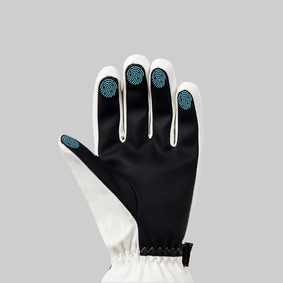 NOFOXO Waterproof Windproof Warmth Thickened Winter Ski Gloves Motorcycle Snowboard Gloves Touch Screen Fleece Warm Gloves