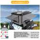 High Quality Low-Profile Hard Rooftop Tent, Quick Automatic Opening Resistant Fabric SUV Camping