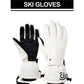 NOFOXO Waterproof Windproof Warmth Thickened Winter Ski Gloves Motorcycle Snowboard Gloves Touch Screen Fleece Warm Gloves