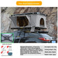 High Quality Low-Profile Hard Rooftop Tent, Quick Automatic Opening Resistant Fabric SUV Camping