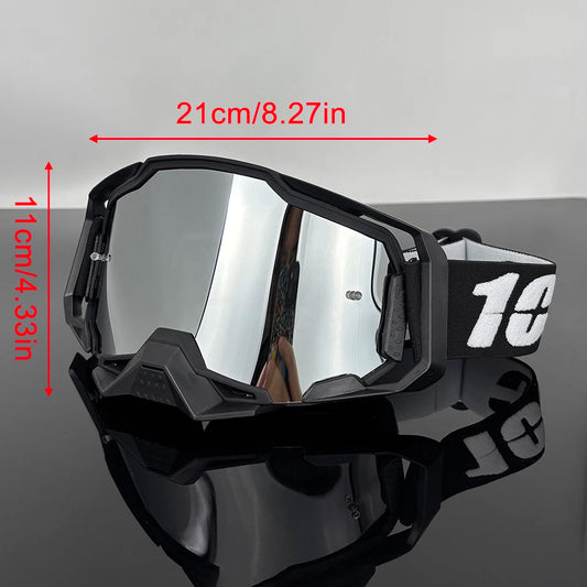Motorcycle Goggles & Dustproof Racing Glasses –Windproof for Men & Women Motocross, Cycling, Skiing Outdoor Off-Road Bike Goggle
