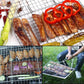 Stainless Steel BBQ Mesh Non Stick Grilling Basket Grill