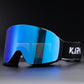 Karos Ski Goggles Flip-top Double Layer Anti-Fog UV400