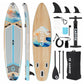 11ft Inflatable Paddle Board, Inflatable Stand Up Paddleboards with Premium SUP Accessories,  450lbs Capacity, with Camera Mount