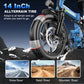Electric Bike for Adults,750W/1500W Peak Motor,52V 25Ah/48V 15Ah Removable Battery,40/28MPH Max Speed,60-80 Miles Range,3-level pedal assist, 14 inch foldable mini ebike