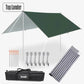 Ultralight Waterproof Tarp Tent Large Sun Shelter for Camping