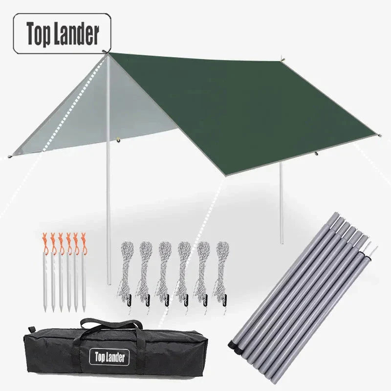 Ultralight Waterproof Tarp Tent Large Sun Shelter for Camping