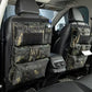 Tactical Car Seat Back Organizer Multi Zipper Pocket Water Resistant Oxford Hanging Storage Bag