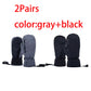 1/2/3 Pairs Ski Gloves Thermal Thick Gloves Windproof Anti-Cold Warm Touch Screen Snowboarding Winter Women Men Outdoor Mittens