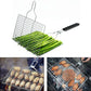 Stainless Steel BBQ Mesh Non Stick Grilling Basket Grill