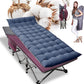 Comfortable Camping Cot with Durable Oxford Fabric