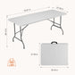 Heavy Duty Foldable Table with Carrying Handle