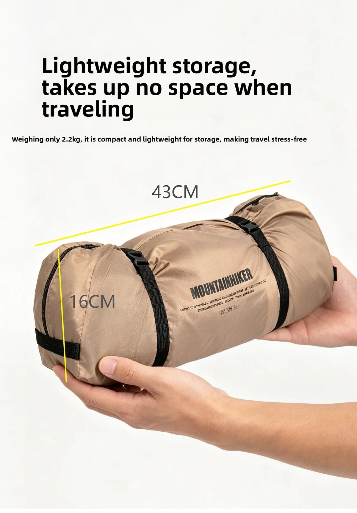 Mountainhiker Camping Bed Tent Ultra-Light with Independent Inner Tent,Waterproof Breathable Mosquito-Proof Outdoor Tent Shelter
