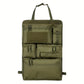 Tactical Car Seat Back Organizer Multi Zipper Pocket Water Resistant Oxford Hanging Storage Bag