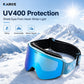 Karos Ski Goggles Flip-top Double Layer Anti-Fog UV400
