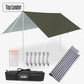 Ultralight Waterproof Tarp Tent Large Sun Shelter for Camping