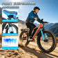 OBX-EB26 E-Bike Electric Bike for Adults 1000W Motor 48V 15Ah Battery 26 Inch Fat Tire E-Bike Disc Brake 28MPH 55KM Range