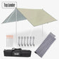 Ultralight Waterproof Tarp Tent Large Sun Shelter for Camping