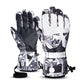 NOFOXO Waterproof Windproof Warmth Thickened Winter Ski Gloves Motorcycle Snowboard Gloves Touch Screen Fleece Warm Gloves