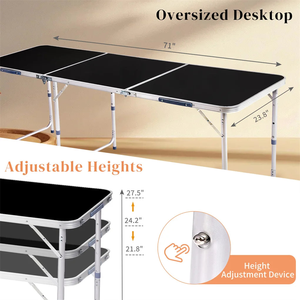 6ft Folding Camping Table
