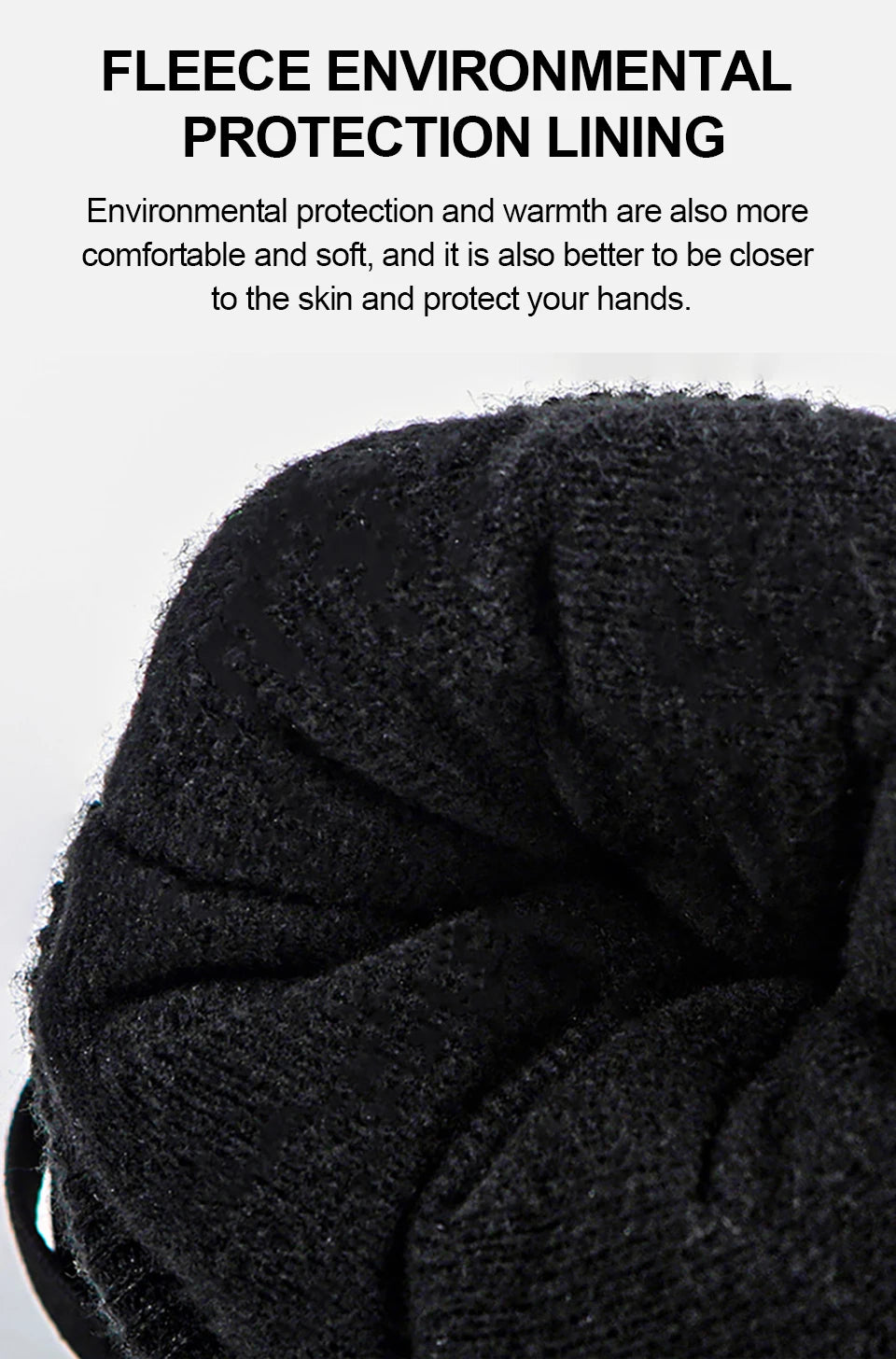 NOFOXO Waterproof Windproof Warmth Thickened Winter Ski Gloves Motorcycle Snowboard Gloves Touch Screen Fleece Warm Gloves