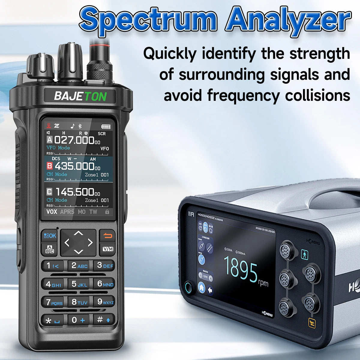 BAJETON BJ-9000 Walkie Talkie CB/SSB/HF 27Mhz Bluetooth Programmable GPS APRS 10W Long Rang For RT-950 RT-950 PRO Ham Radio