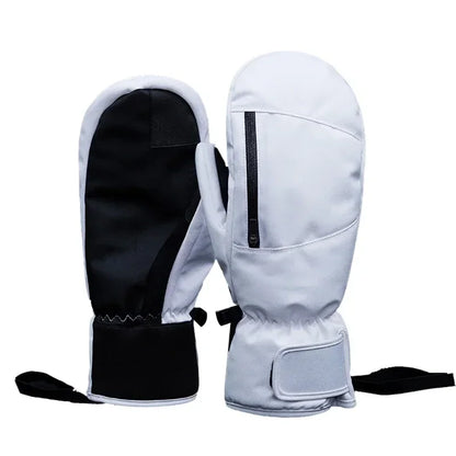 1/2/3 Pairs Ski Gloves Thermal Thick Gloves Windproof Anti-Cold Warm Touch Screen Snowboarding Winter Women Men Outdoor Mittens