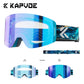 Unisex Snow Glasses UV400 Anti-fog Magnetic Snowboard Glasses