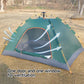 2-3 Person Pop Up Camping Tent | Instant Easy Setup, Waterproof Windproof with Removable Rain Fly & UV Protection | Lightweight