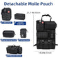Backseat Organizer with 5 Detachable Molle Pouches, Molle Panel Organizer