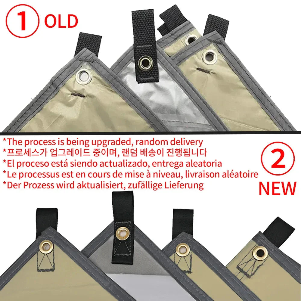 Ultralight Waterproof Tarp Tent Large Sun Shelter for Camping