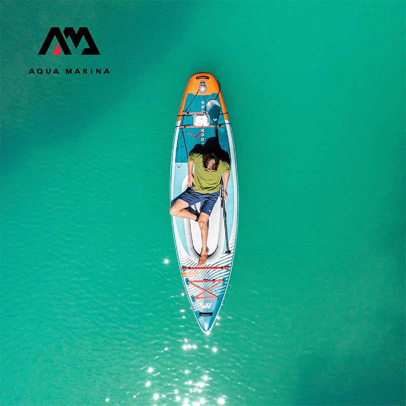 AQUA MARINA CASCADE TANDEM Kayak Boat Paddle Board 1/2 Person SUP Water Sports  Stand Up Inflatable Paddle Board Dinghy Raft