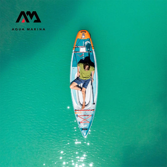 AQUA MARINA CASCADE TANDEM Kayak Boat Paddle Board 1/2 Person SUP Water Sports  Stand Up Inflatable Paddle Board Dinghy Raft