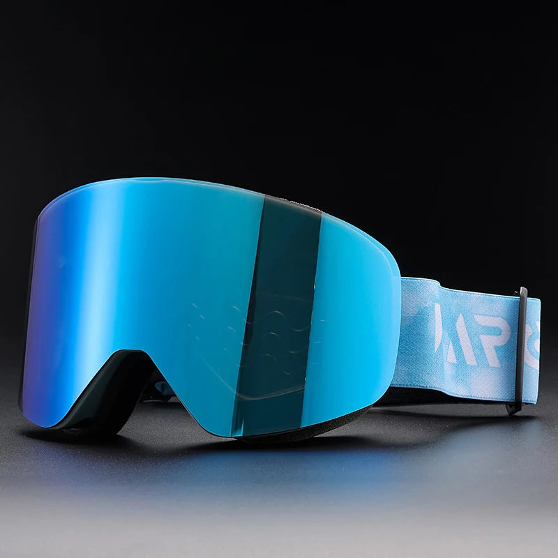 KAROS Magnetic Double Layer Anti-Fog Ski Goggles Windproof UV400 Snowboard Goggles for Winter Sports Unisex