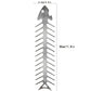 2pcs Stainless Steel Barbecue Skewers