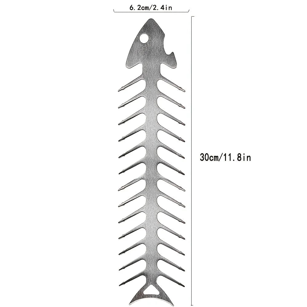 2pcs Stainless Steel Barbecue Skewers