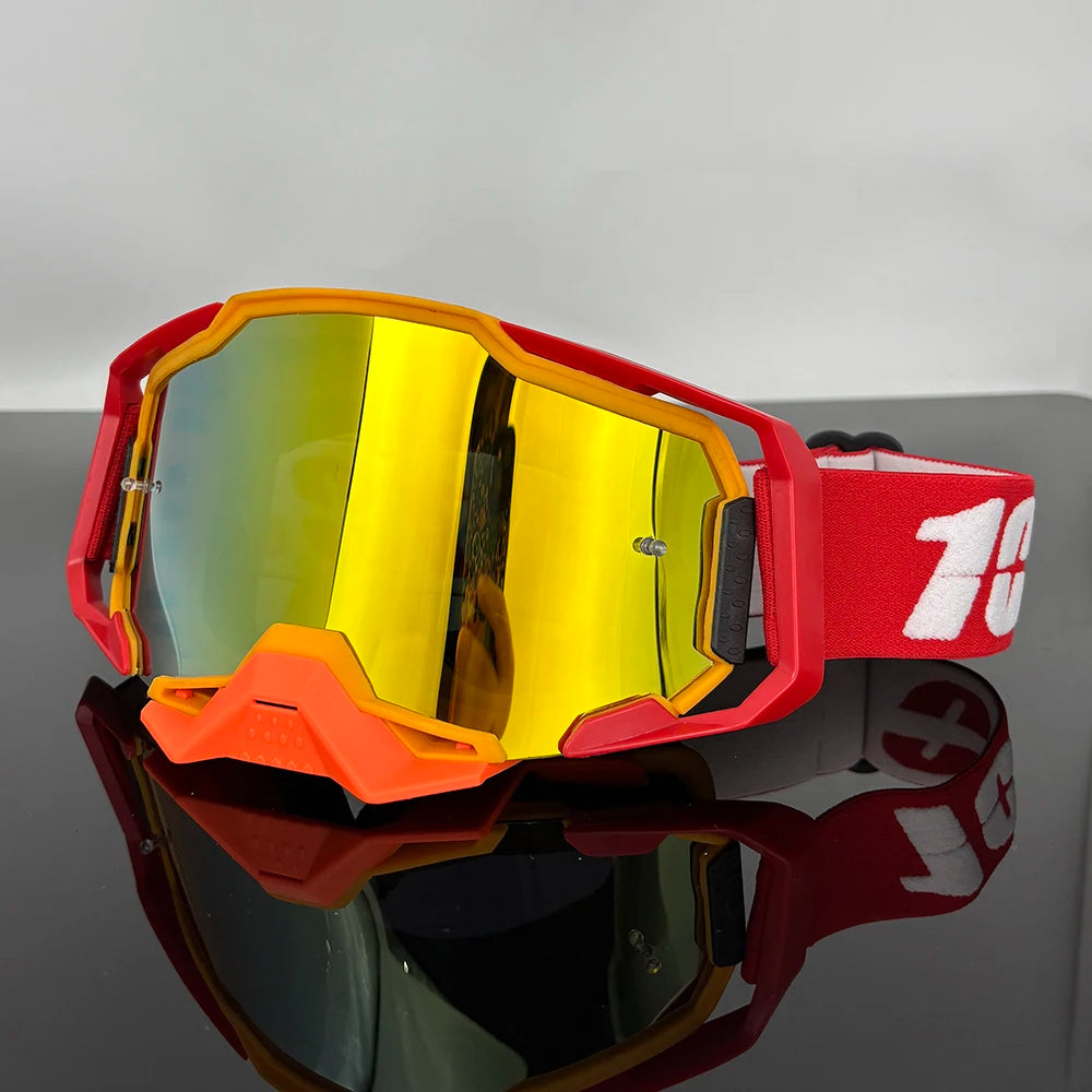 Motorcycle Goggles & Dustproof Racing Glasses –Windproof for Men & Women Motocross, Cycling, Skiing Outdoor Off-Road Bike Goggle