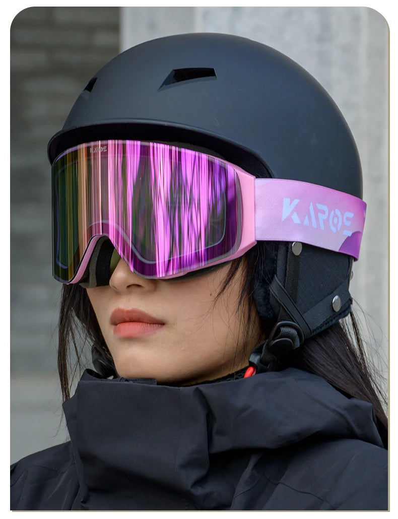 Karos Ski Goggles Flip-top Double Layer Anti-Fog UV400