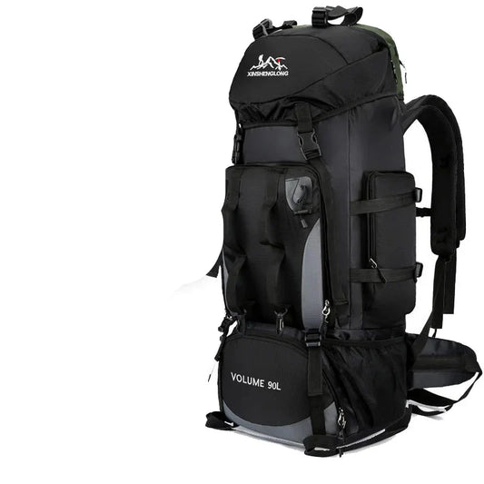 Men's 90L Camping Backpack Large Capacity for Travel & Hiking Gear