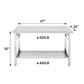 Stainless Steel Prep Table, Commercial Heavy Duty Stainless Steel Folding Work Table, Stainless Steel , Outdoor Cooking Table