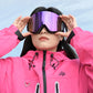 KAROS Magnetic Double Layer Anti-Fog Ski Goggles Windproof UV400 Snowboard Goggles for Winter Sports Unisex